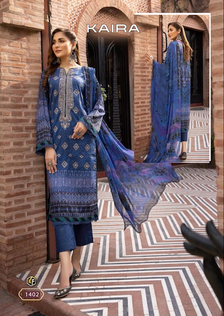 Keval Kaira Vol-14 Cotton Designer Pakistani Dress Material